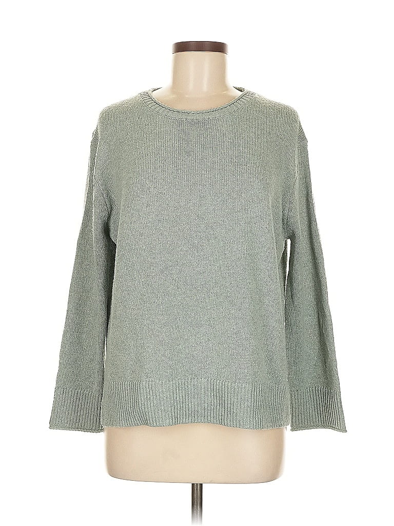 Pre-owned Ella Moss Pullover Sweater In Gray