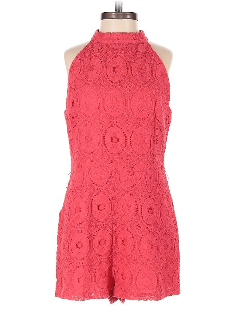 Pre-owned Bb Dakota Romper In Red