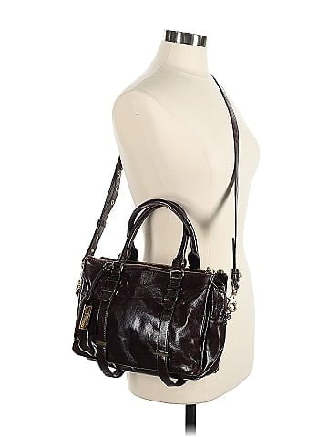 Badgley Mischka Leather Satchel (view 2)