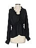 Marc New York Andrew Marc 100% Polyester Black Long Sleeve Blouse Size S - photo 1