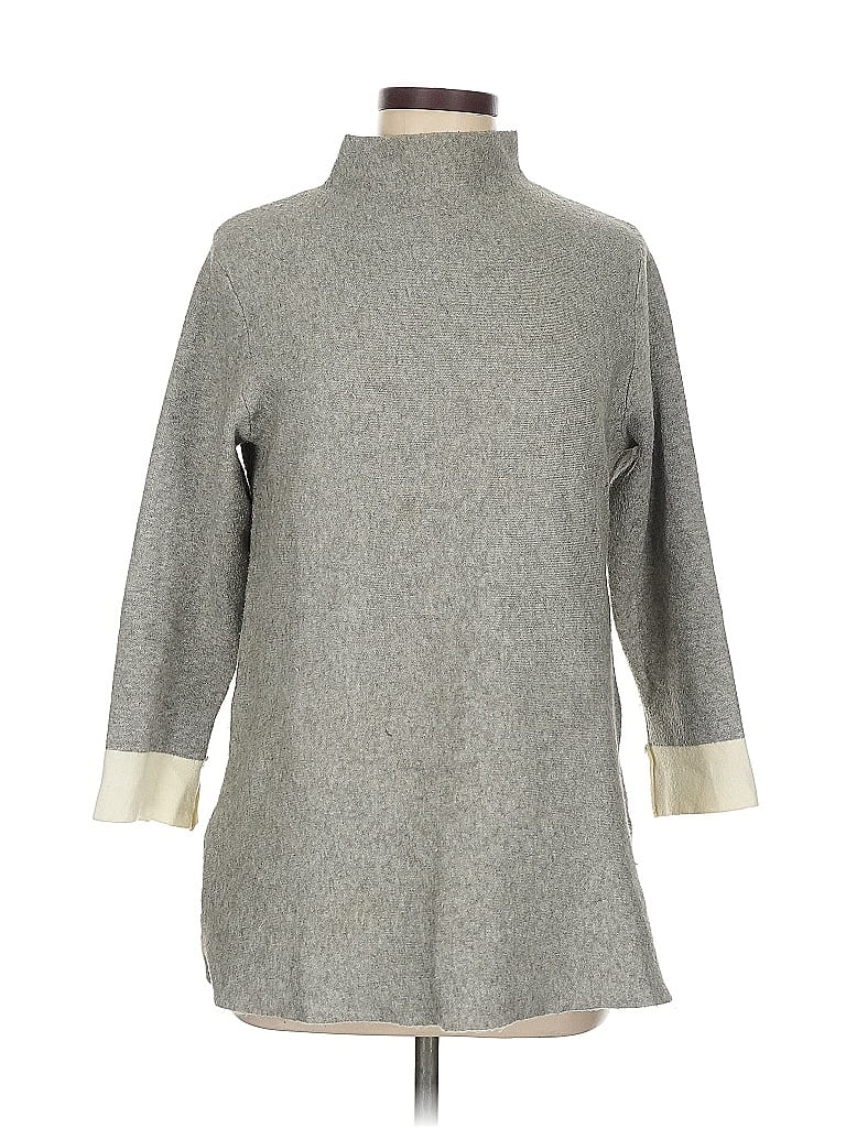 Click to view more detailed imagery on our partner's website Pre-owned Nanette Lepore Turtleneck Sweater In Gray