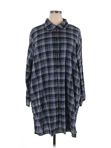 H&M L.O.G.G. 3/4 Sleeve Button-Down Shirt (view 1)