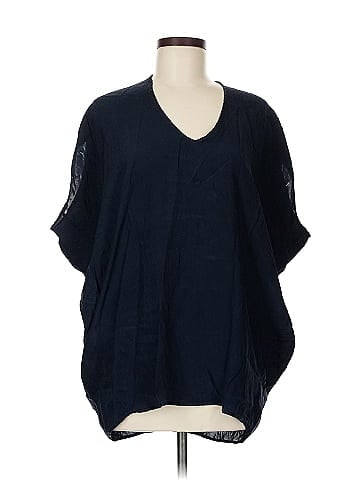Vince. 3/4 Sleeve Silk Top (view 1)