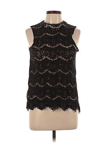 Rose + Olive Sleeveless Blouse (view 1)