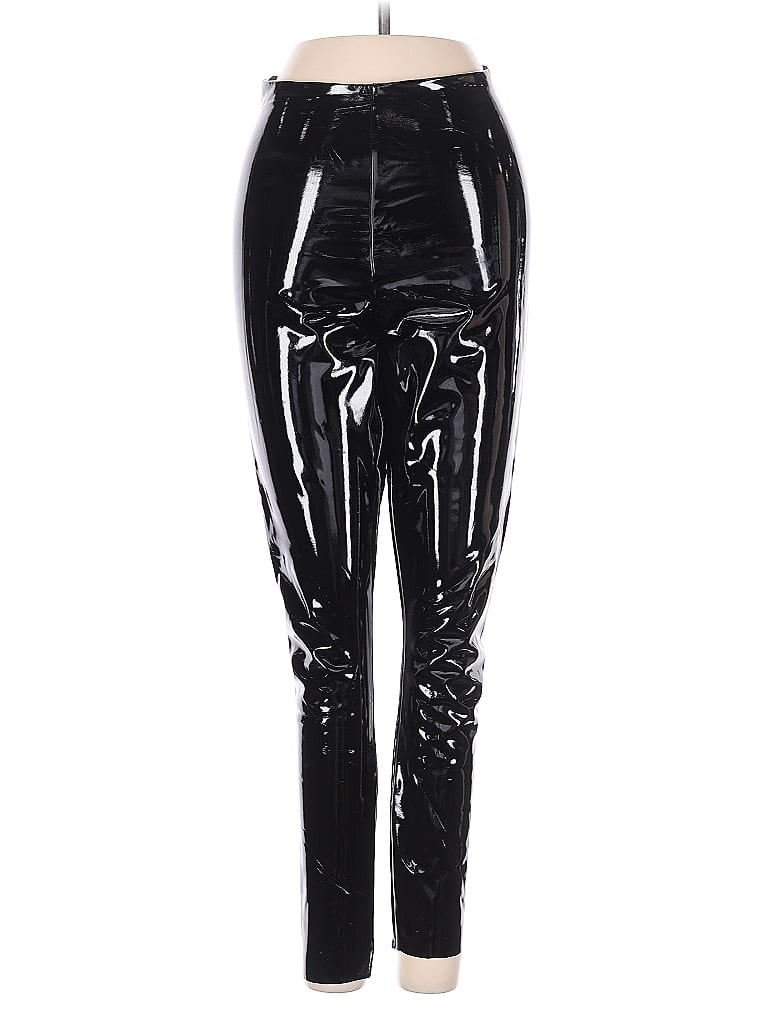 Commando Metallic Black Faux Leather Pants Size S - photo 1