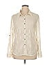 True Grit 100% Polyester Ivory Long Sleeve Blouse Size XL - photo 1