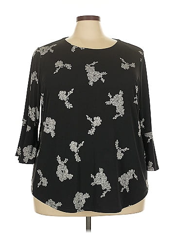 Carmen Carmen Marc Valvo 3/4 Sleeve Blouse (view 1)