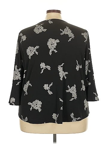 Carmen Carmen Marc Valvo 3/4 Sleeve Blouse (view 2)