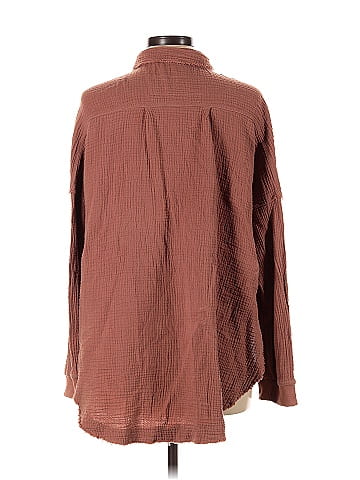Pink Lily Long Sleeve Button-Down Shirt (view 2)