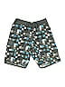 Quiksilver 100% Polyester Argyle Gray Silver Board Shorts Size M (youth) - photo 1