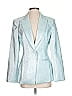 Amanda Uprichard Metallic Silver Blazer Size S