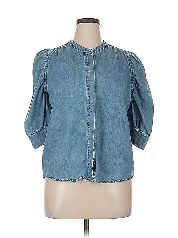 Dear John 3/4 Sleeve Button-Down Shirt (view 1)