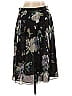 Worth New York 100% Silk Print Black Silk Skirt Size 10 - photo 1