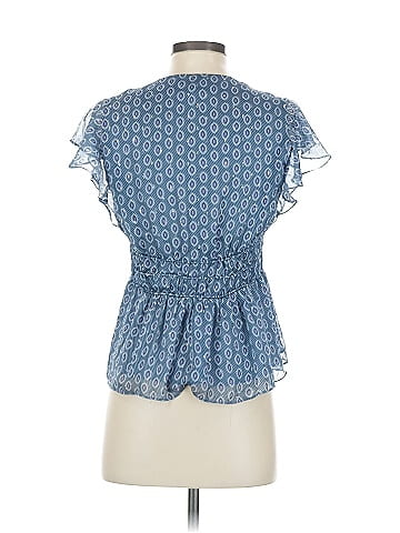 White House Black Market Short Sleeve Blouse (view 2)