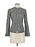 Worth New York 100% Leather Gray Leather Jacket Size 0 - photo 1