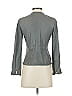 Worth New York 100% Leather Gray Leather Jacket Size 0 - photo 2