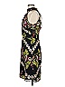 ML Monique Lhuillier Floral Black Cocktail Dress Size 6 - photo 4