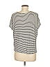 A. Ok Coevolution Stripes Ivory Short Sleeve T-Shirt Size M - photo 2