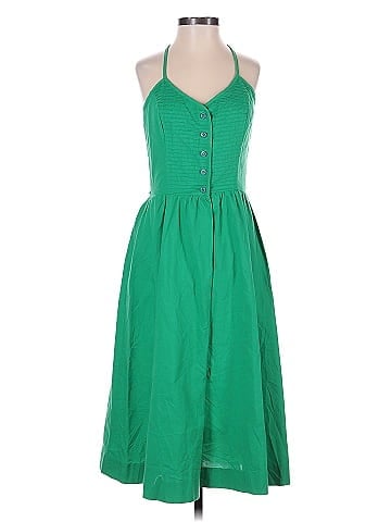 L.A.M.B. Vibrant Green Sleeveless Dress Design (view 1)