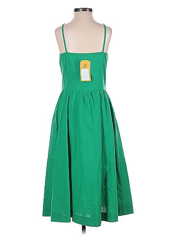 L.A.M.B. Vibrant Green Sleeveless Dress Design (view 2)