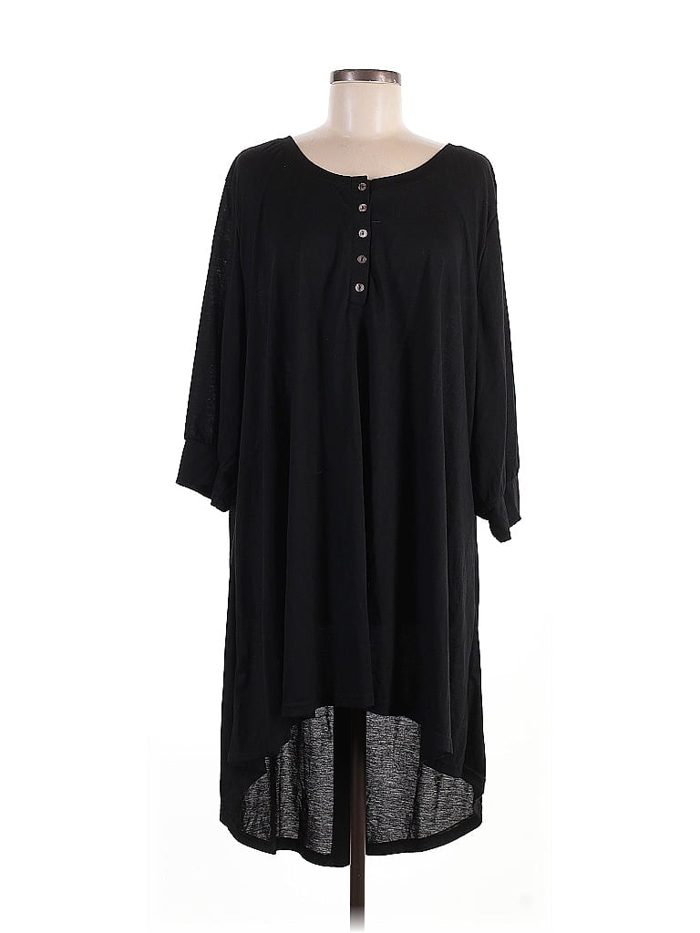 Zanzea Collection 3/4 Sleeve Blouse In Black