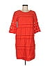J.Crew 100% Cotton Red Casual Dress Size 8 - photo 1
