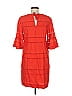 J.Crew 100% Cotton Red Casual Dress Size 8 - photo 2