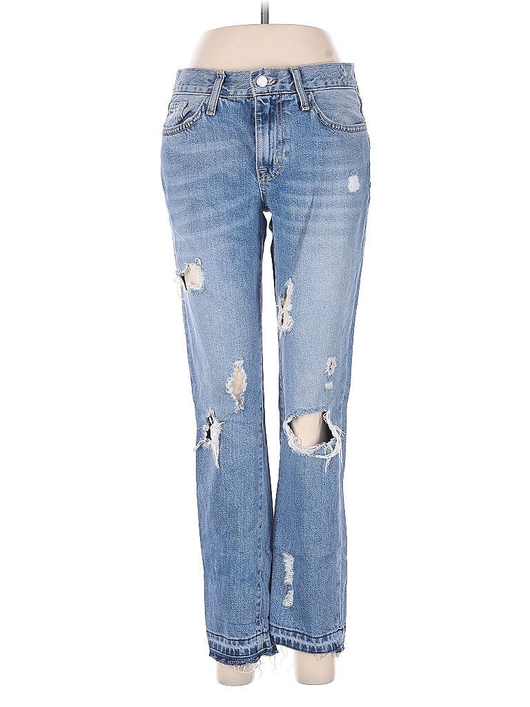 Pre-owned Zara Basic Jeans In Blue