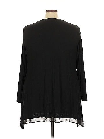 LOGO by Lori Goldstein 3/4 Sleeve Blouse (view 2)