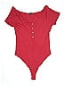 Ambiance Red Bodysuit Size 1X - photo 1