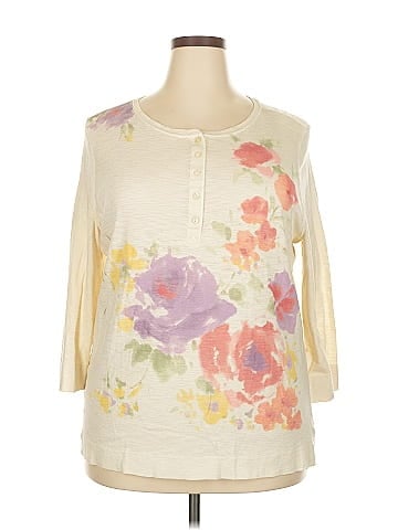 Lauren Jeans Co. 3/4 Sleeve T-Shirt (view 1)
