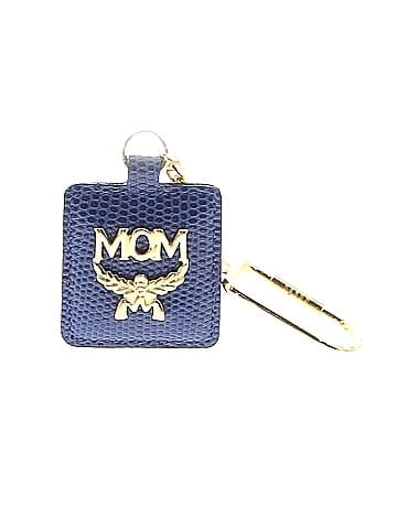 MCM Lizard Embossed Leather Key Chain (view 1)