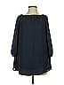 Ecote 100% Polyester Solid Blue Black Casual Dress Size XS - photo 1
