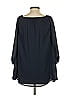 Ecote 100% Polyester Solid Blue Black Casual Dress Size XS - photo 2