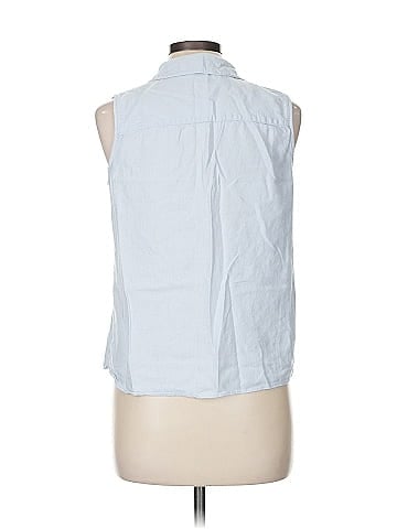 Ellen Tracy Sleeveless Button-Down Shirt (view 2)