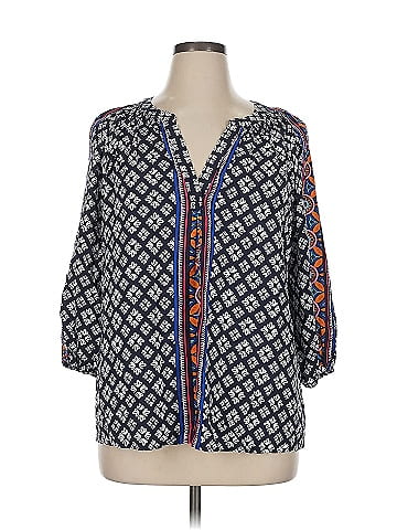 Crown & Ivy 3/4 Sleeve Blouse (view 1)