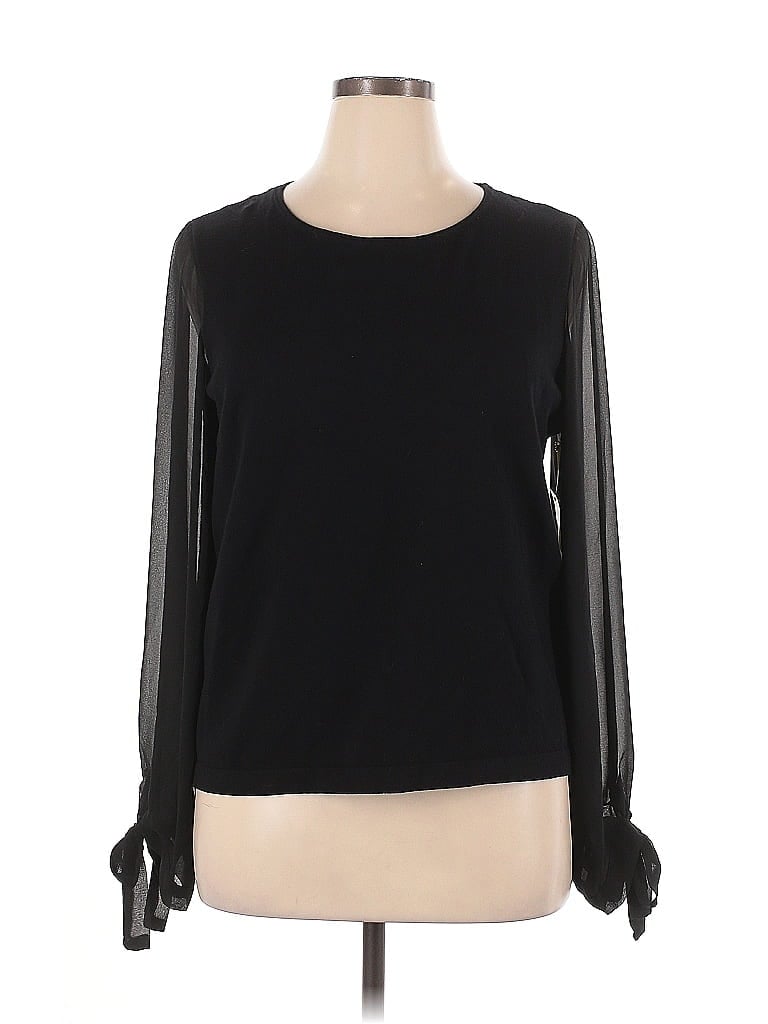 Click to view more detailed imagery on our partner's website Pre-owned Cece Long Sleeve Blouse In Black