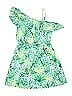 Janie and Jack 100% Cotton Tropical Green Dress Size 7 - photo 2