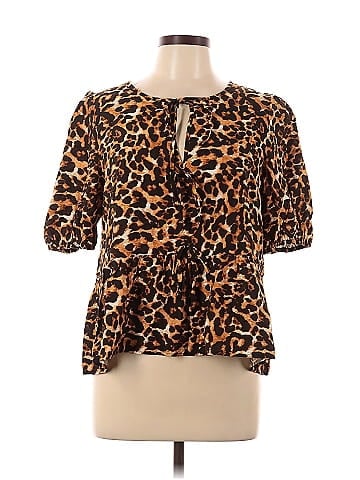 Pink Lily Short Sleeve Blouse (view 1)