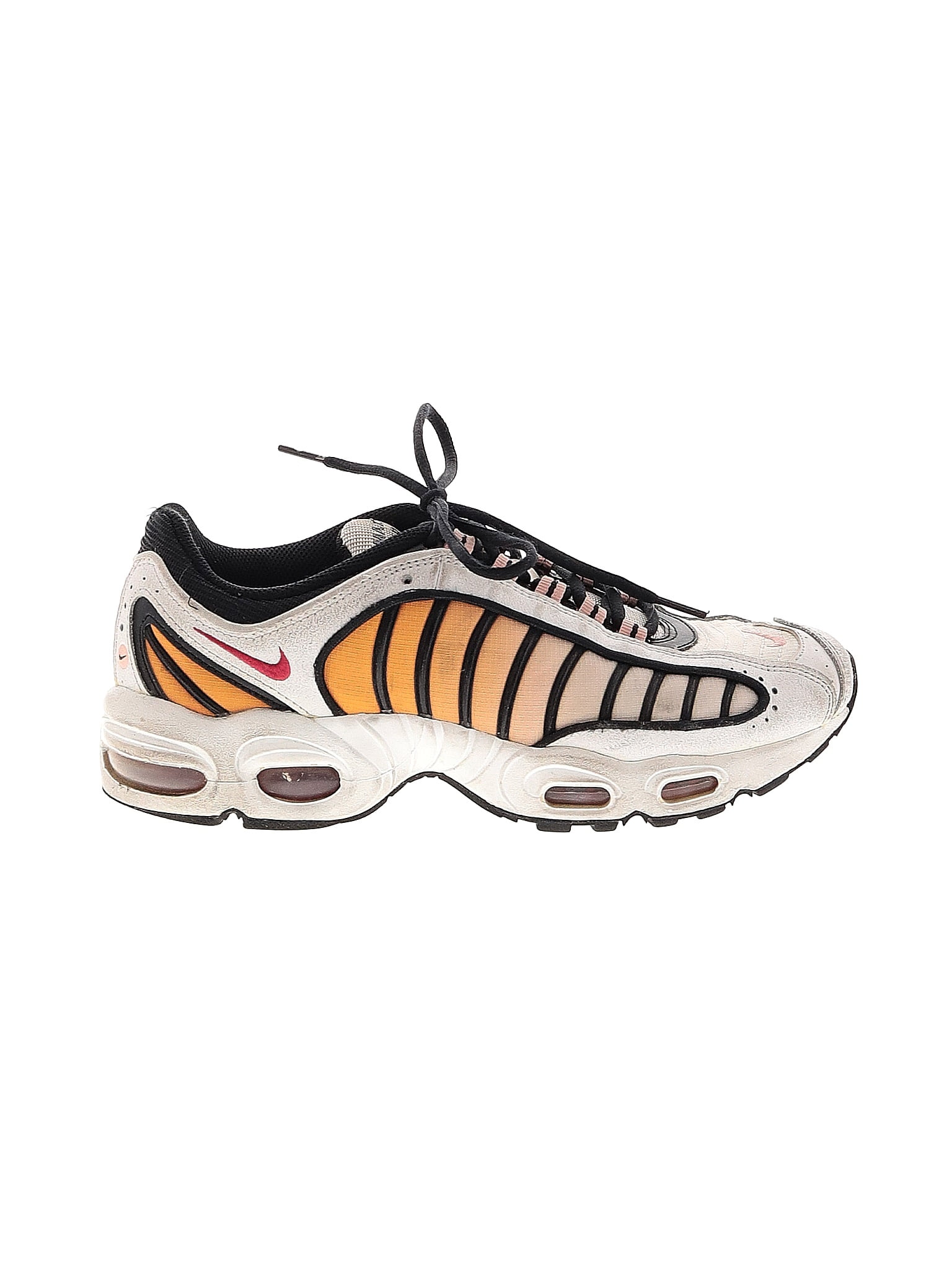 Nike Orange Black Sneakers Size 9 1/2