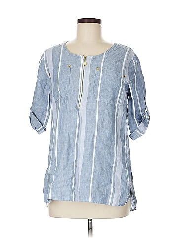 Ellen Tracy Short Sleeve Blouse (view 1)