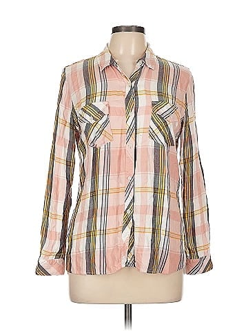 Maison Jules Long Sleeve Button-Down Shirt (view 1)