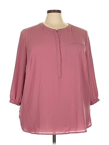 JM Collection 3/4 Sleeve Blouse (view 1)