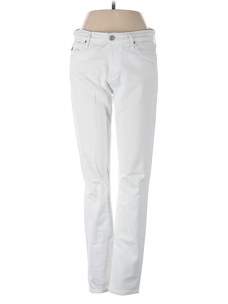 Pre-owned Adriano Goldschmied Casual Pants In White