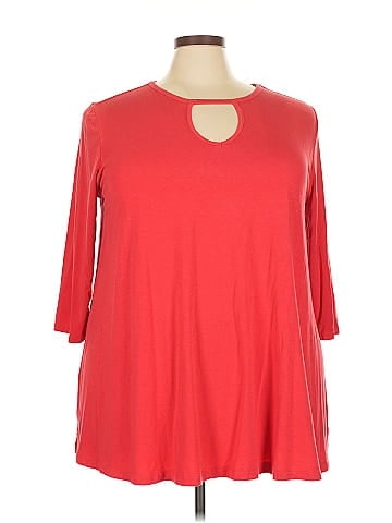 Jessica London 3/4 Sleeve Top (view 1)