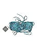 Zaful Paisley Teal Swimsuit Top Size 8 - photo 2