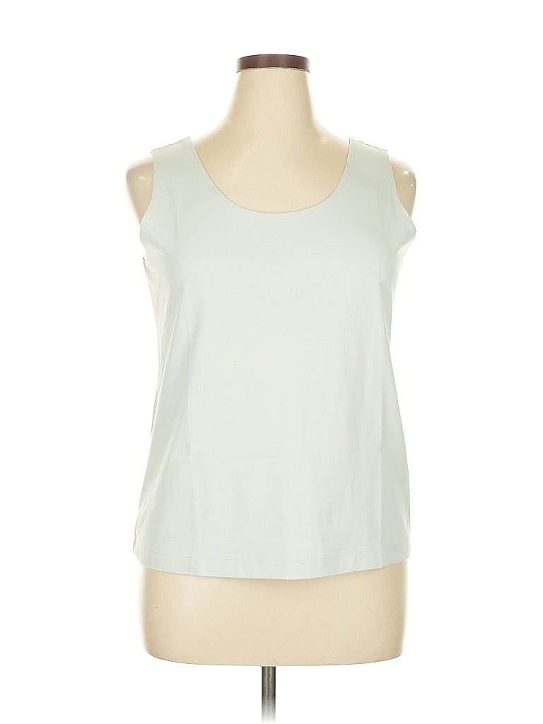 Pre-owned Chico's Sleeveless T-shirt In Green