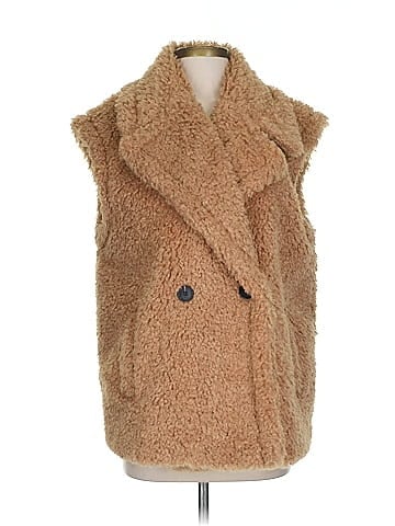 Avec Les Filles Faux Fur Vest (view 1)