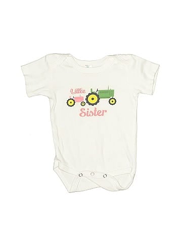 Laughing Giraffe Short Sleeve Onesie (view 1)