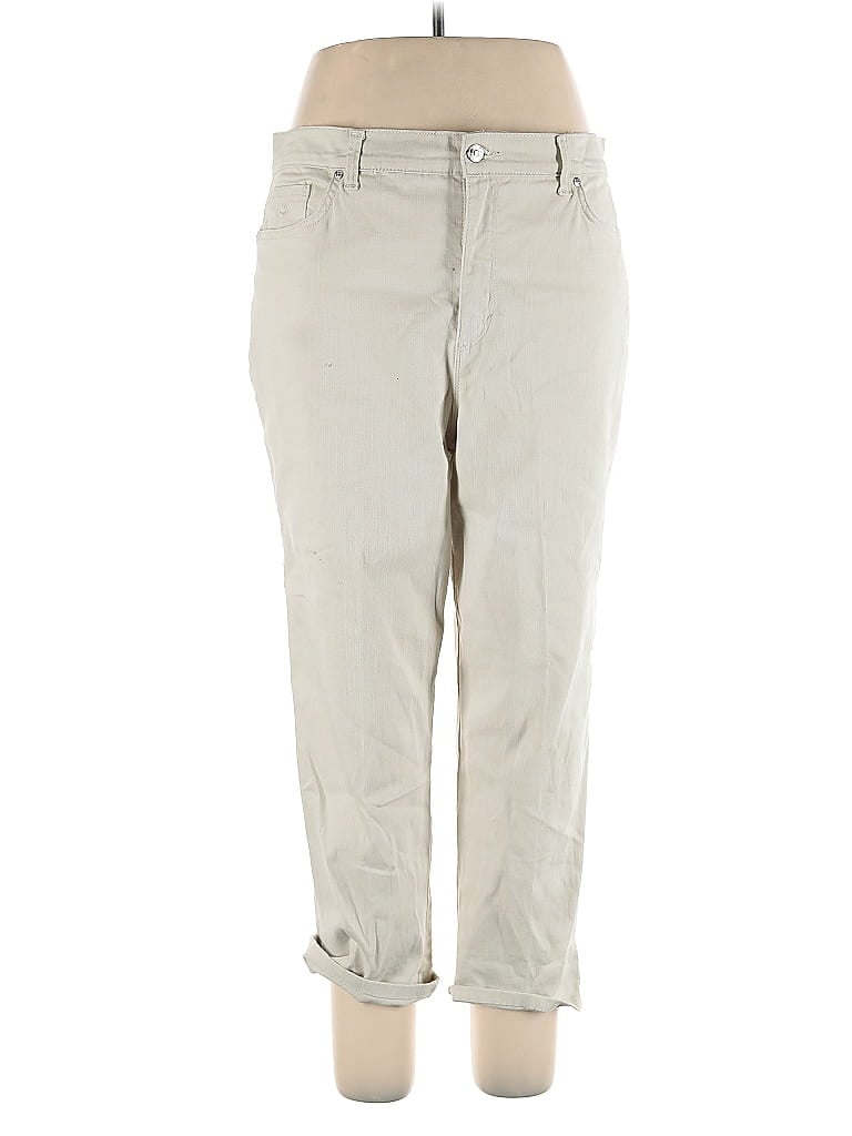 Pre-owned Gloria Vanderbilt Jeans In White